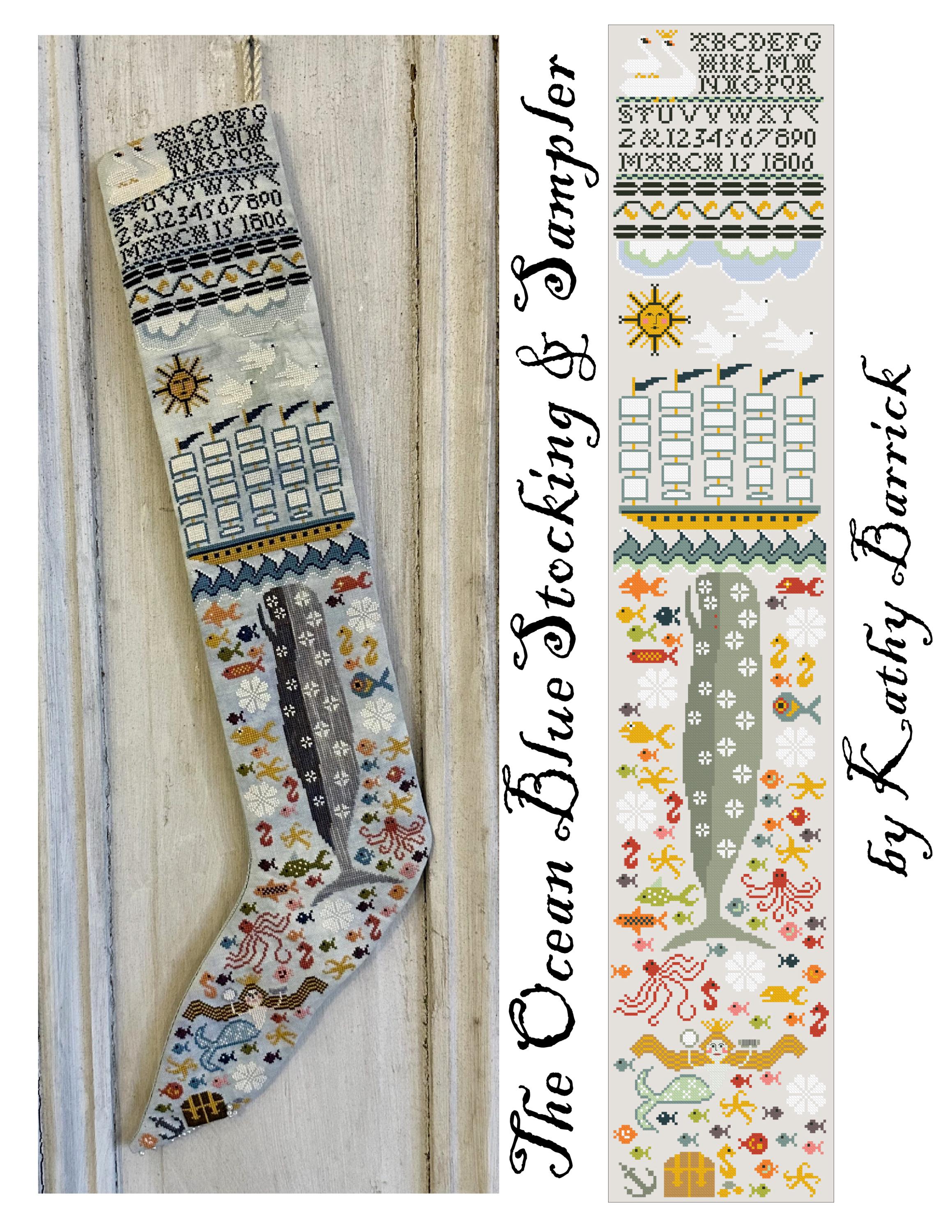 PDF of The Ocean Blue STOCKING & SAMPLER